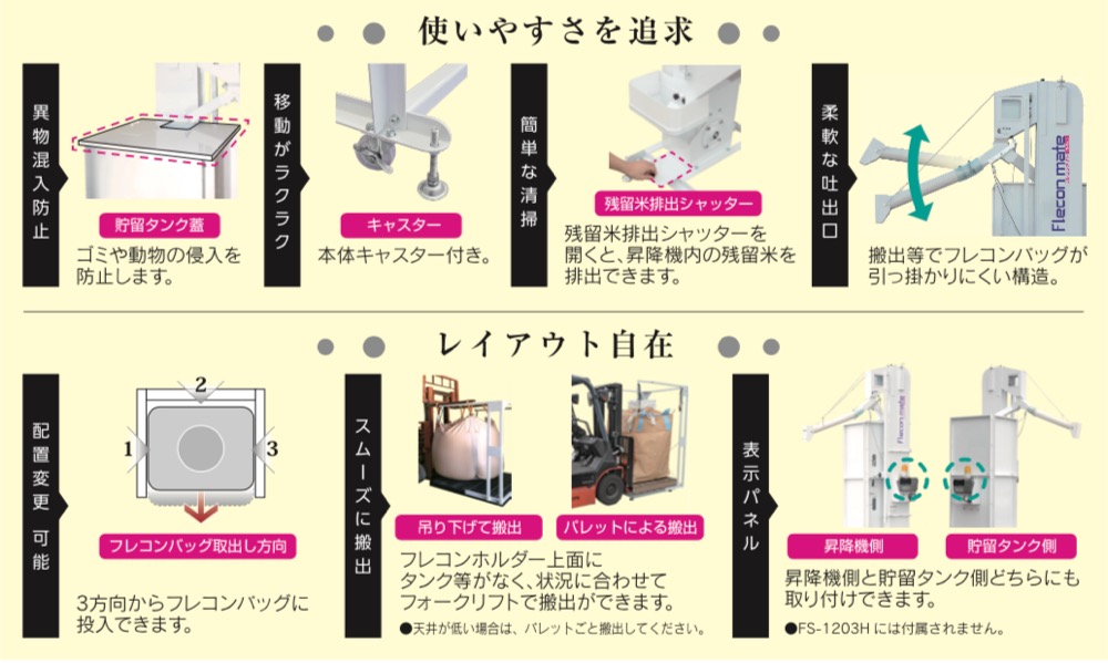 フレコンメイト | 秋商品 | タイガーカワシマ