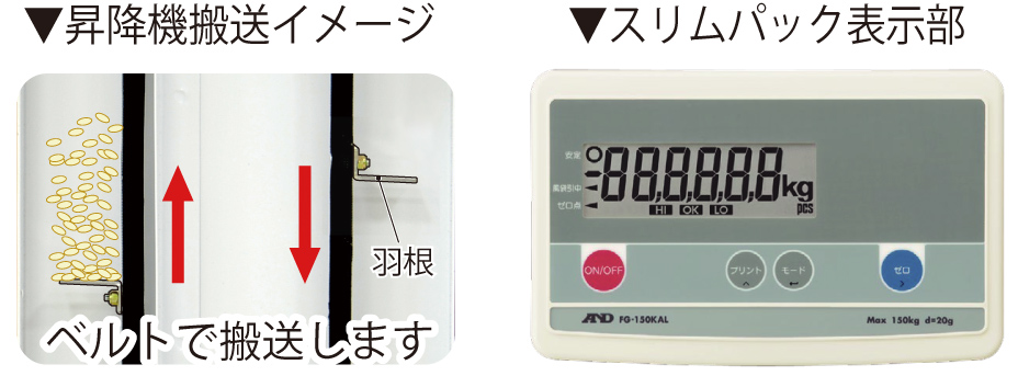 スリムパック（屑米計量機） | 秋商品,トップに表示 | タイガーカワシマ